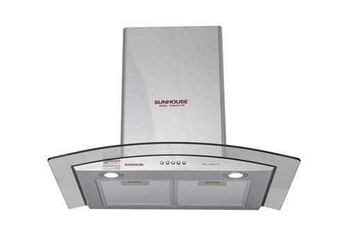 Máy hút mùi Sunhouse  kính cong  SHB6629-70C