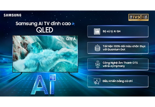 Smart Tivi QLED Vision AI 4K 85 inch Samsung QA85Q7FAAKXXV