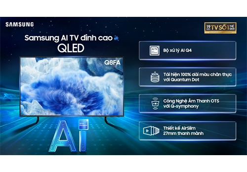 Smart Tivi QLED 4K 65 inch Samsung QA65Q8FAAKXXV
