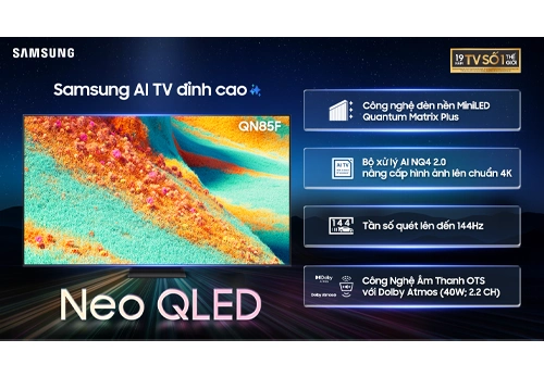 Smart Tivi Neo QLED 4K Vision AI 65 inch Samsung QA65QN85FAKXXV