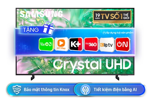 Smart Tivi UHD 4K 43 Inch Samsung UA43DU8000KXXV