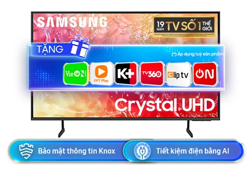 Smart Tivi UHD 4K 43 inch Samsung UA43DU7000KXXV
