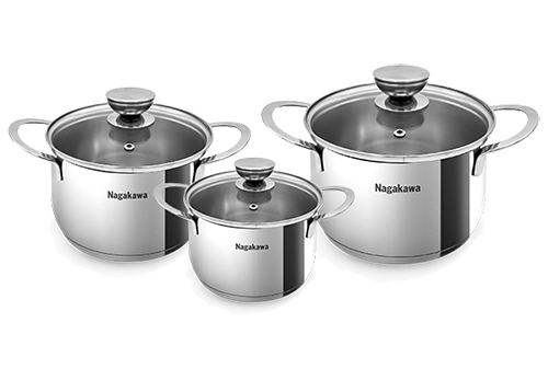 Bộ nồi inox Nagakawa NAG1351