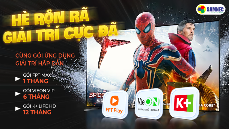 Khuyến mại Hè rộn rã - giải trí cực đã dành riêng cho tivi Sony