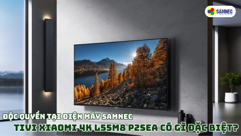 Độc quyền tại Điện Máy SAMNEC: Tivi Xiaomi 4K L55M8 P2SEA có gì đặc biệt?