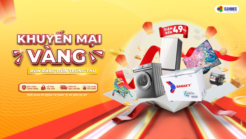 Khuyến mại vàng – Rộn ràng đón Trung thu 