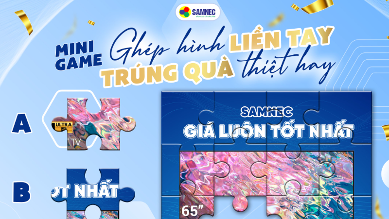 Minigame Ghép ảnh đúng - Nhận quà khủng
