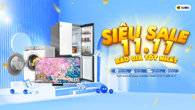 Siêu Sale 11/11 – Bão giá tốt nhất 