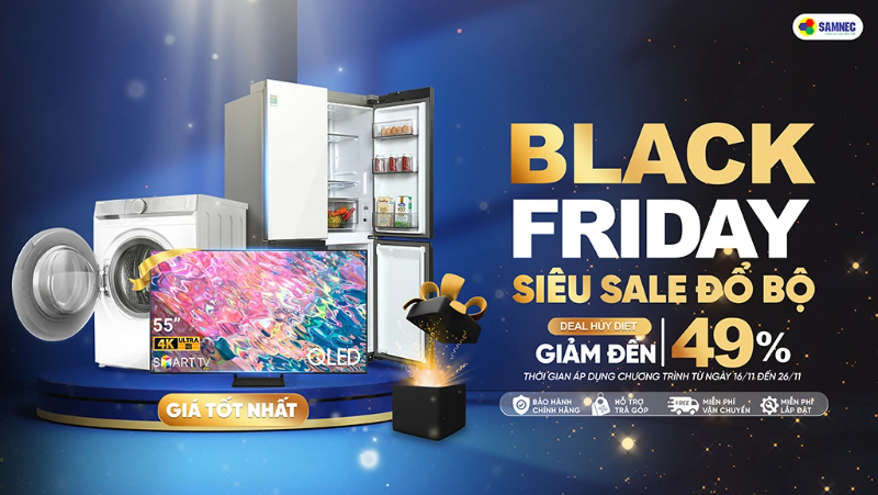 BLACK FRIDAY – Siêu Sale Đổ Bộ 