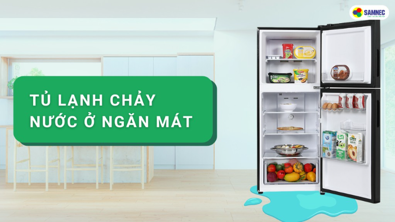 Cách sửa tủ lạnh chảy nước ở ngăn mát nhanh chóng, hiệu quả