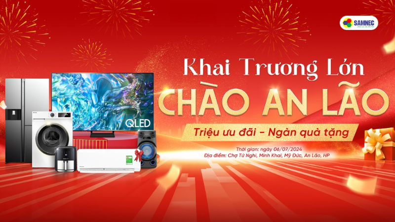 Khai trương lớn, Chào An Lão: Triệu ưu đãi, ngàn quà tặng