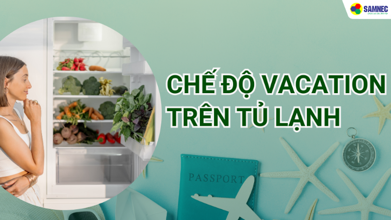 Chế độ Vacation trên tủ lạnh: Giải pháp tiết kiệm điện cho gia đình