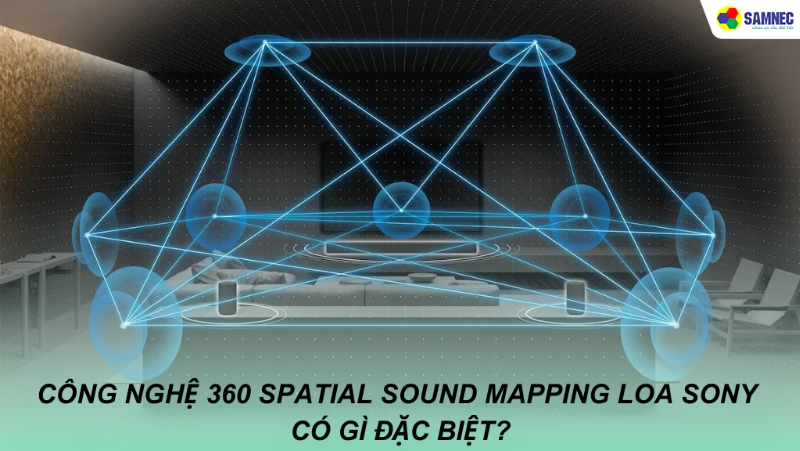 Khám phá công nghệ 360 Spatial Sound Mapping loa Sony có gì đặc biệt?