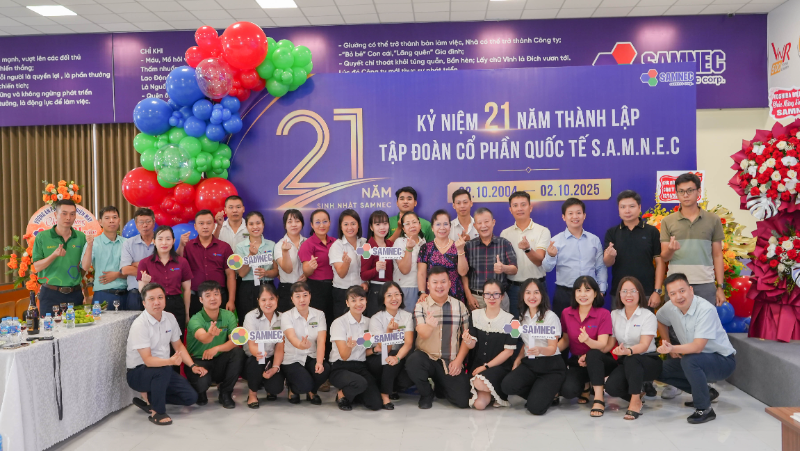 Kỷ niệm 21 năm thành lập Công ty Cổ phần Quốc tế S.A.M.N.E.C