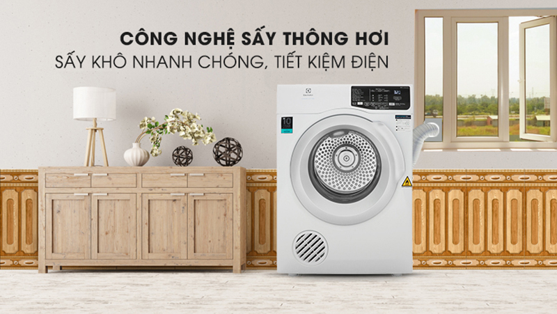 Máy sấy thông hơi Beko 8kg DA8112RX0W