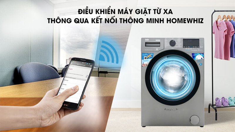 Hướng dẫn kết nối điện thoại với máy giặt Beko qua ứng dụng HomeWhiz