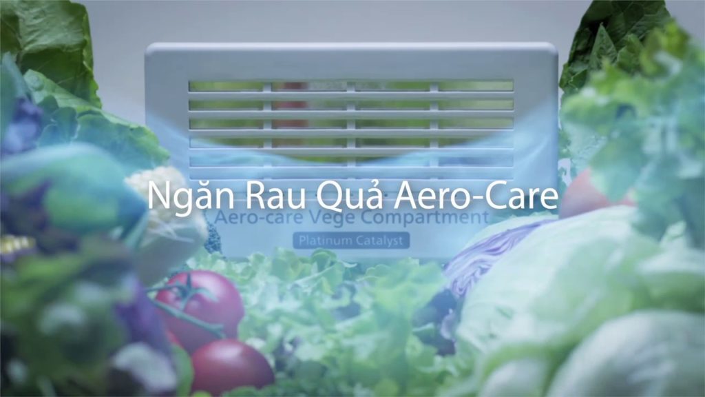 Ngăn rau quả Aero-Care trên tủ lạnh Hitachi