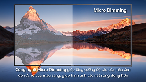 Công Nghệ Micro Dimming Trên Tivi Samsung