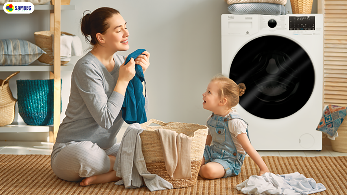 Máy giặt Beko Inverter 9 kg WCV9648XSTS - Bền bỉ cùng tháng năm