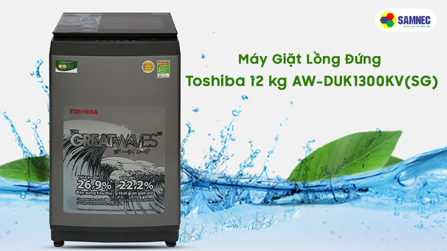 Máy giặt lồng đứng Toshiba 12kg AW-DUK1300KV(SG) có gì nổi bật? 