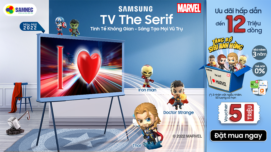 Samsung ra mắt Tivi The Serif 2022 với màu sắc mới