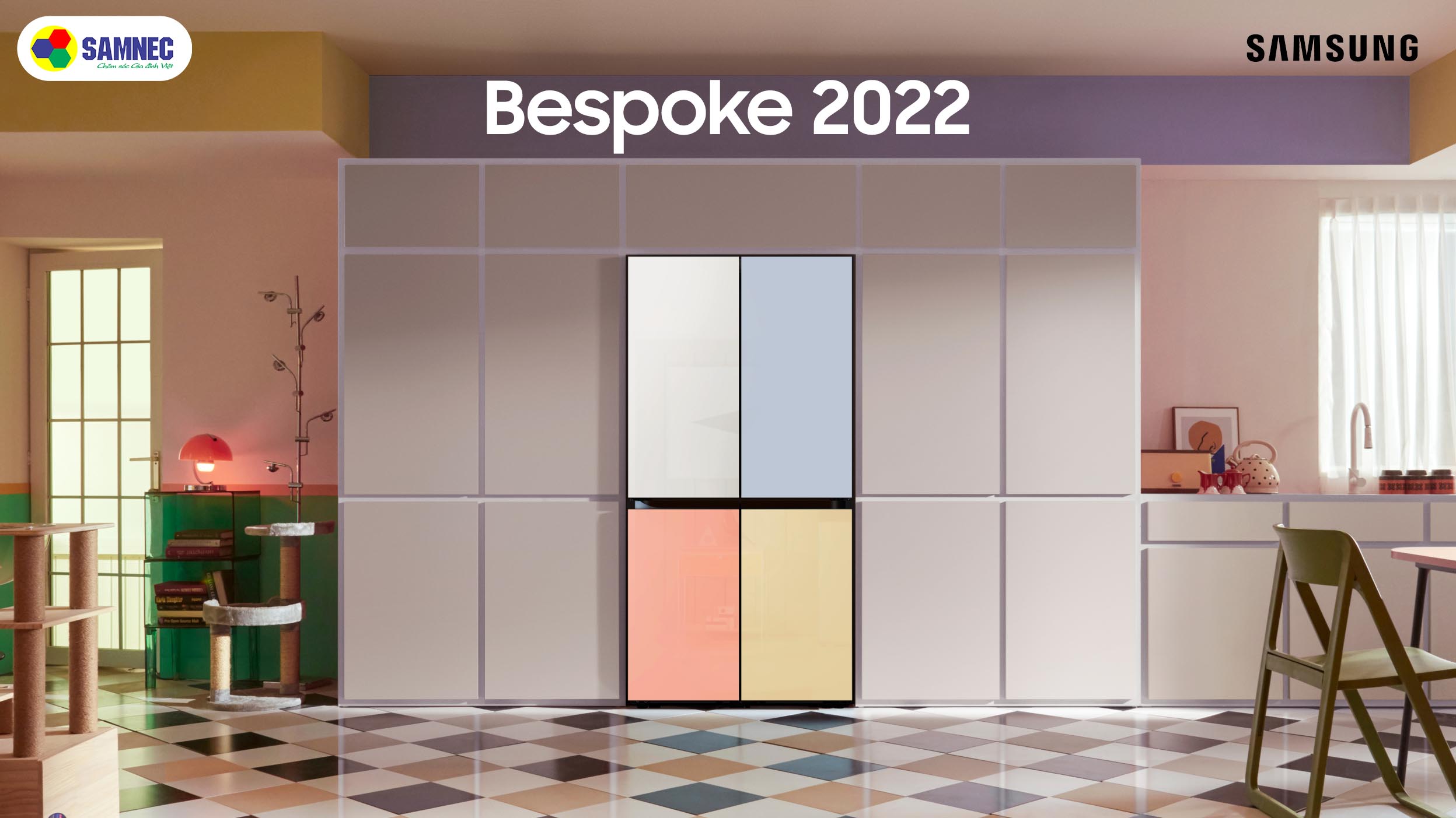 Ra mắt 7 màu mới cho tủ lạnh Bespoke 2022 tại Việt Nam