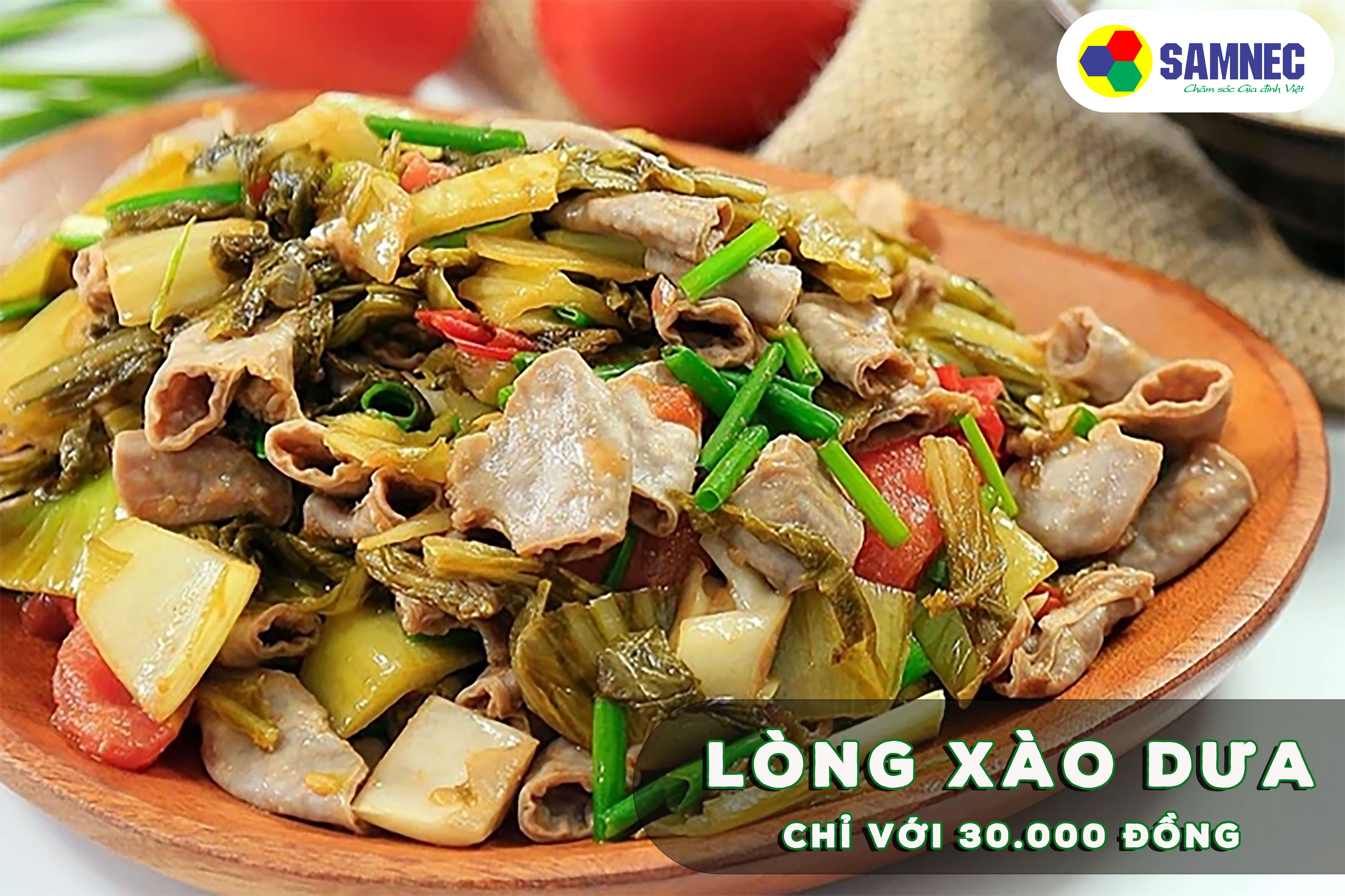 CÁCH CHẾ BIẾN LÒNG XÀO DƯA ĐẬM ĐÀ, TRÒN VỊ CHO CHỒNG CHIỀU, CHỒNG YÊU 