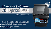 Công nghệ UFB trên dòng máy giặt cửa trên Toshiba