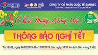 Thông báo lịch nghỉ tết Nguyên Đán 2019