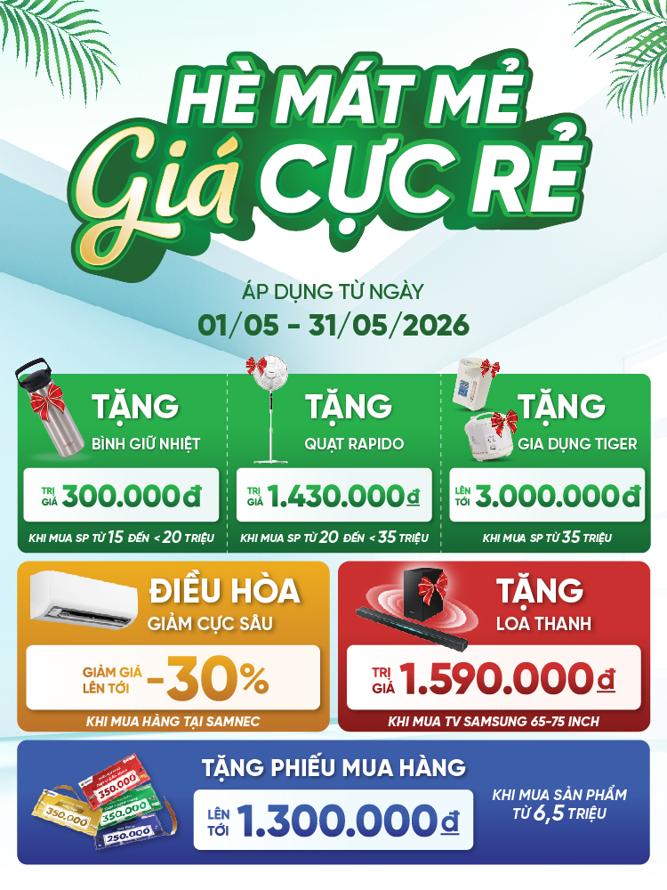 Hè mát mẻ giá cực rẻ 