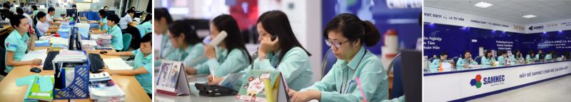 Đội ngũ bán hàng chuyên nghiệp tại Samnec